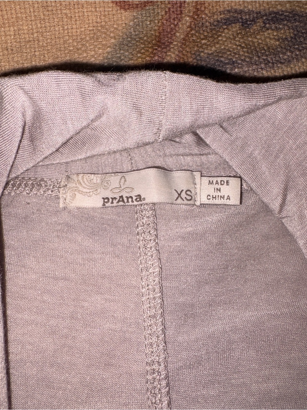 prAna Casual Open-Front Women’s Sweater Cardigan - Light Gray - Picture 2 of 4